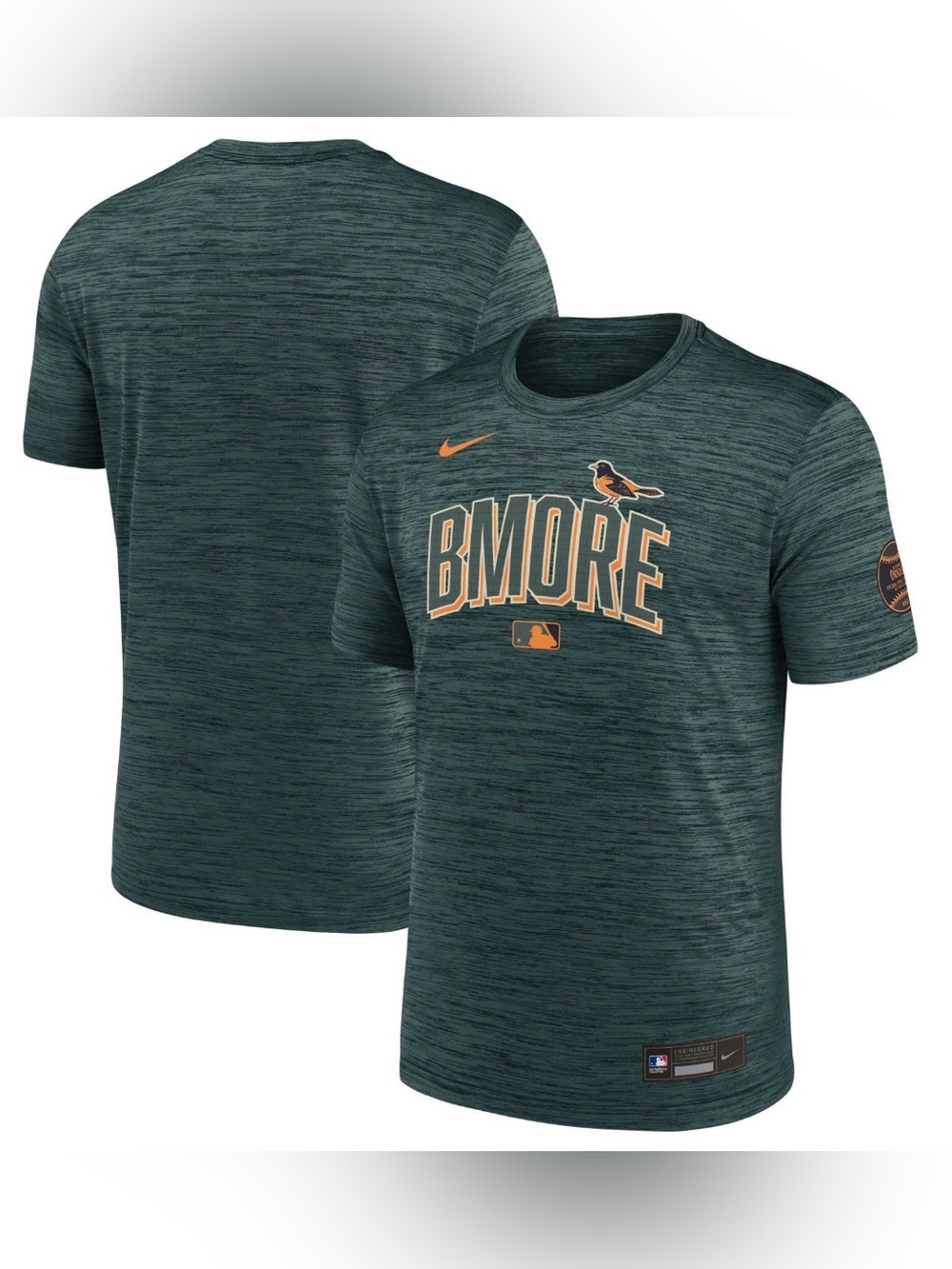 NWT Nike Men's Baltimore Orioles City Connect Dri-FIT Velocity T-Shirt - Picture 3 of 3